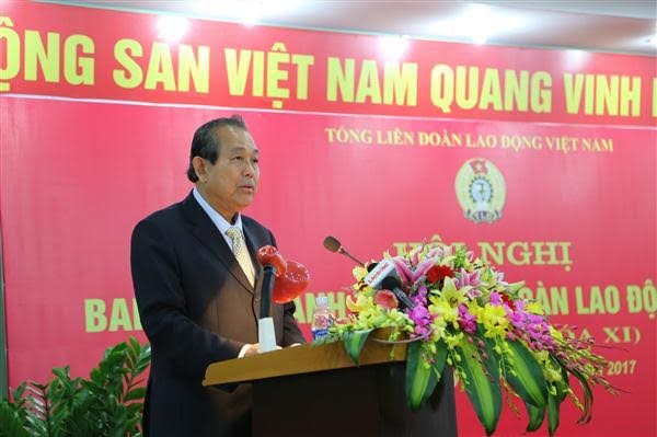 Phó Thủ tướng Trương Hòa Bình làm việc với Tổng Liên đoàn Lao động Việt Nam  - ảnh 1